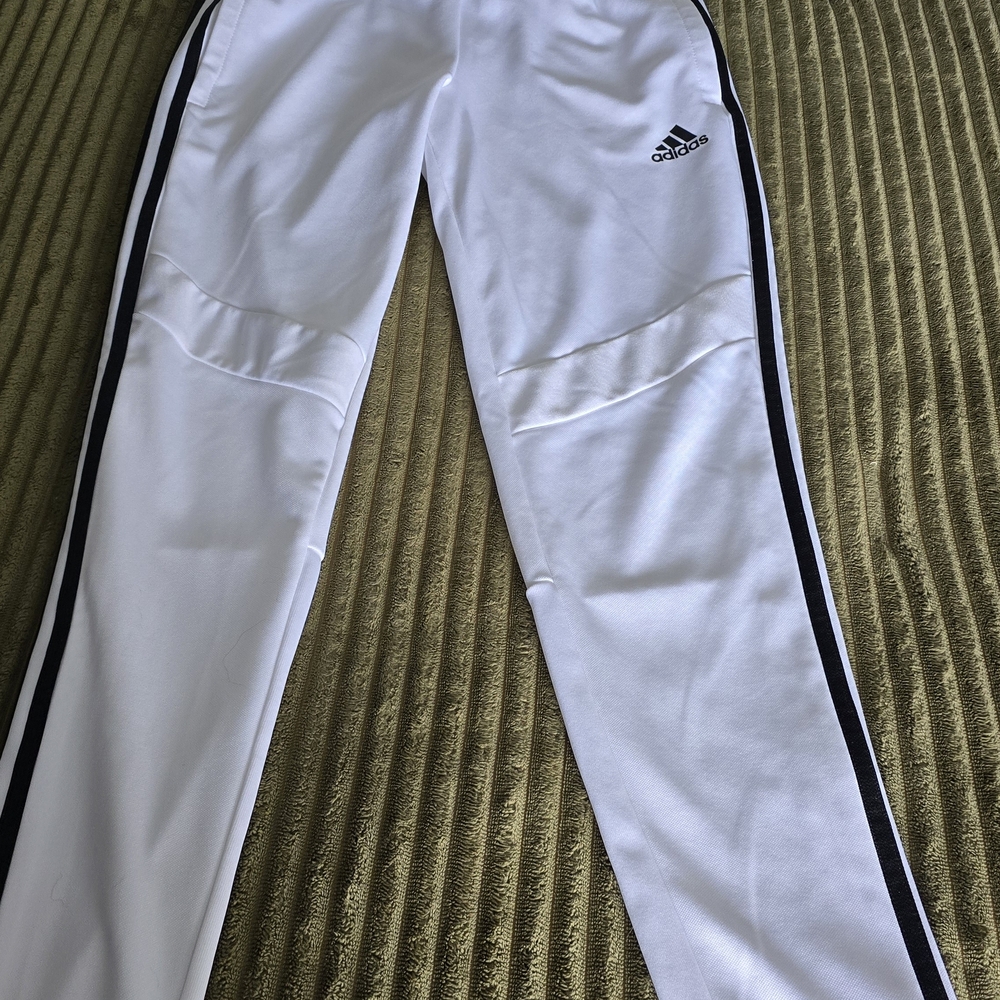 Adidas Mens White Track Pants